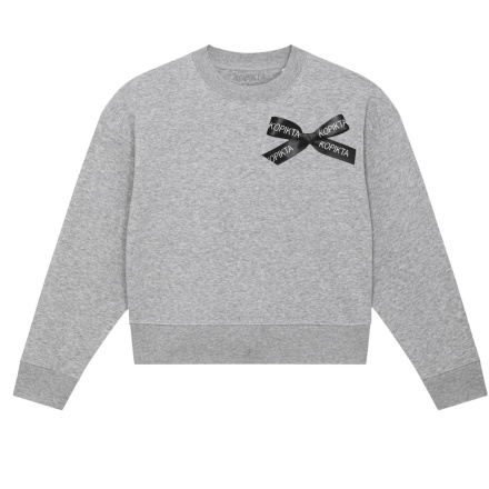 BOW DETAIL SWEATSHIRT