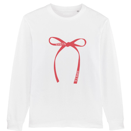 LONG SLEEVE RIBBON TSHIRT