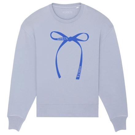 RIBBON WIDE SLEEVE SWEATSHIRT