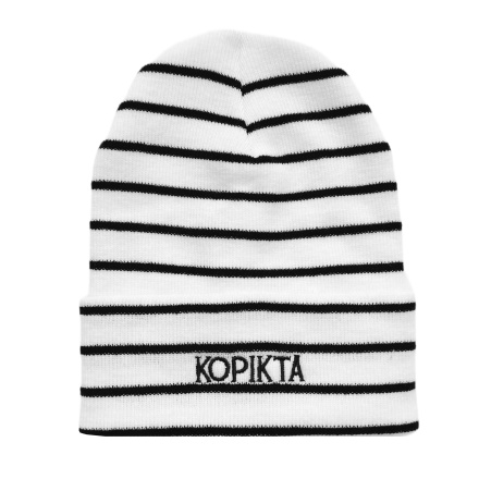 STRIPE KNIT BEANIE